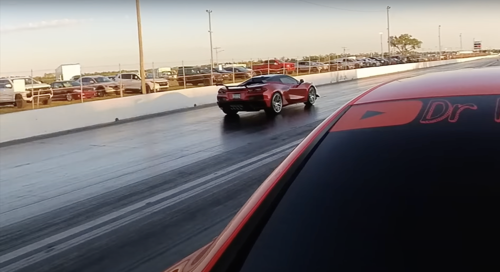 C8 Corvette Z06 Drag Races Dodge Charger Hellcat Redeye Jailbreak