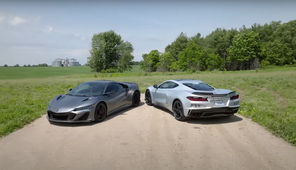 Corvette E-Ray vs Acura NSX Type S Comparison