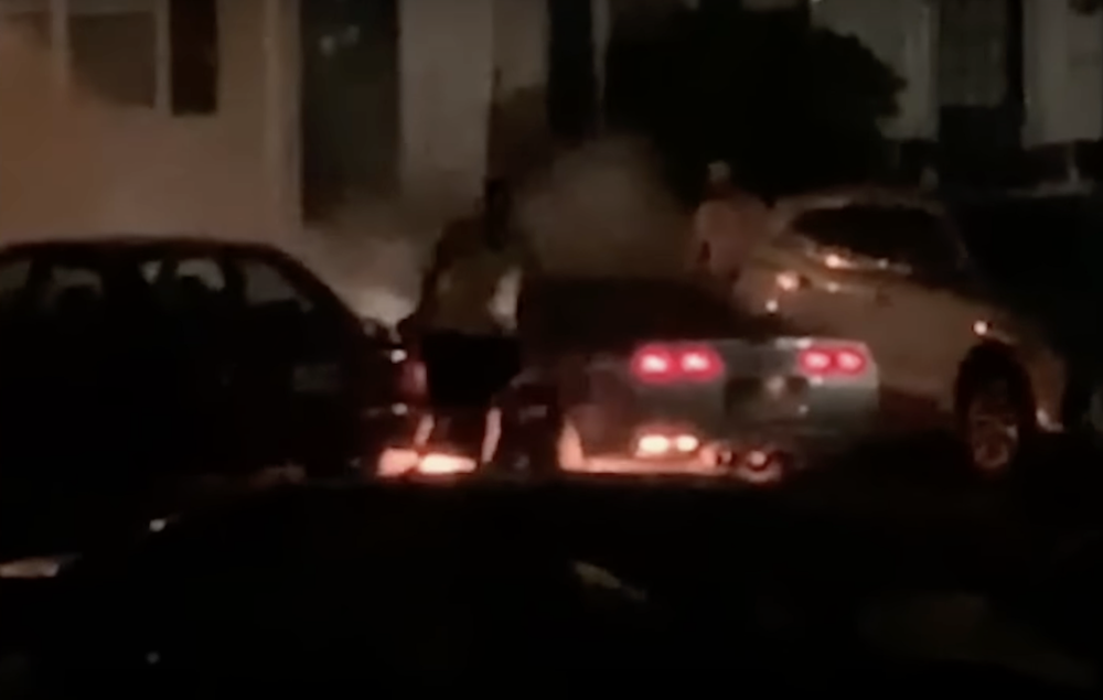 Corvette Owner Blows Engine Revving Car In Parking Lot